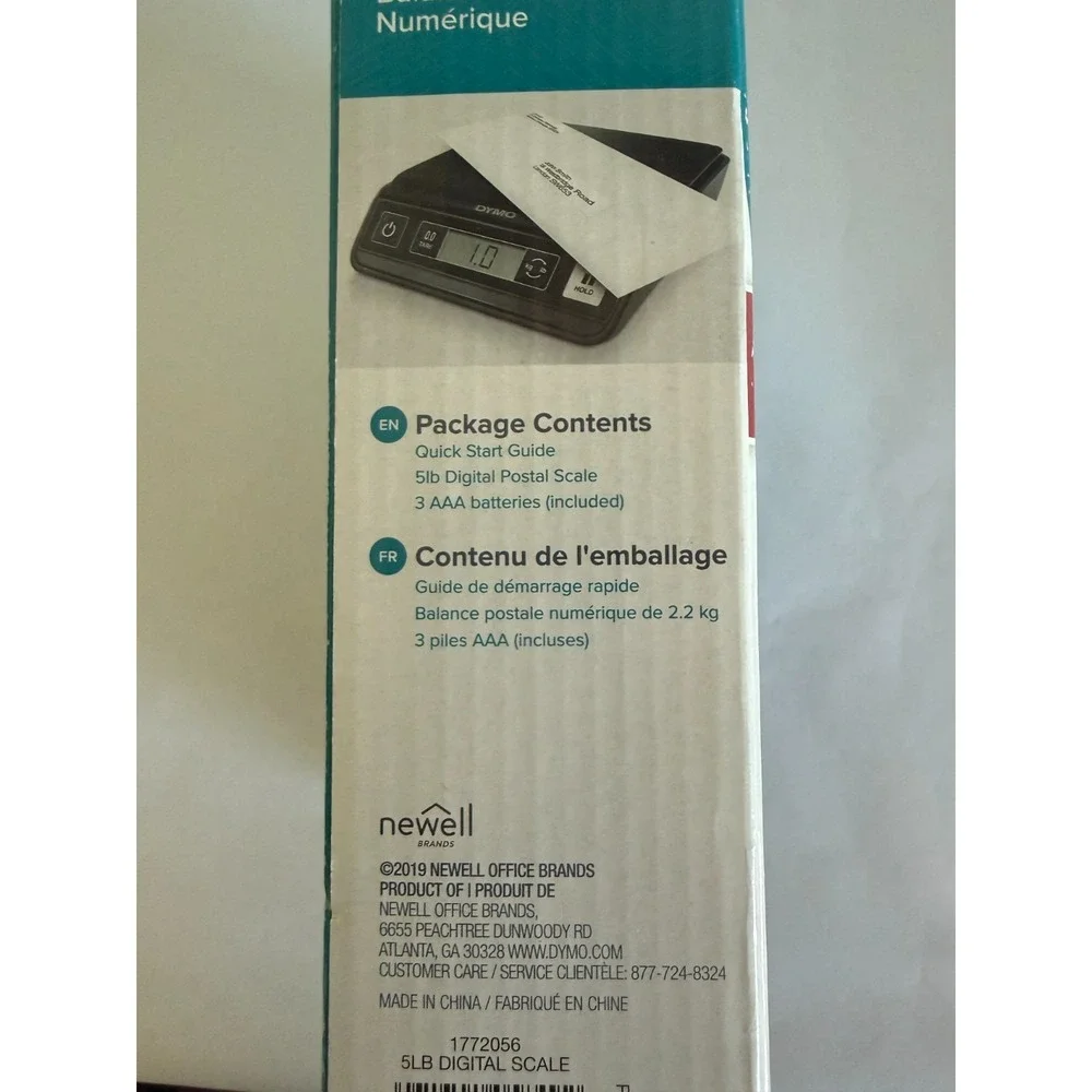 DYMO M5 Digital Postal Scale 5lb 2.2kg Without Cable Excellent